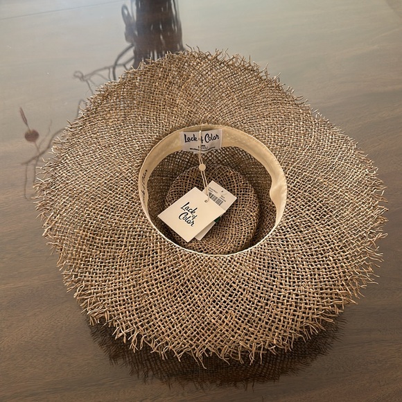 NWT Lack of Color Sunnydip Fray Boater Large 59cm - Picture 6 of 6